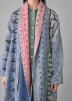 Repurposed Kantha Coat | Blues