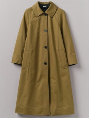 Reversible Cotton Wool Coat | Golden Sand