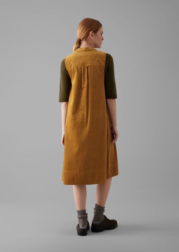 Organic Cord Sleeveless Tunic Dress | Toffee